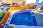 Your private swimming pool on the rooftop terrace